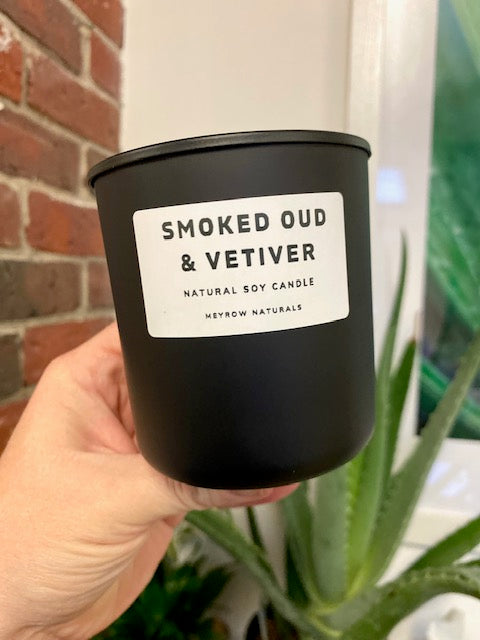 Smoked Oud & Vetiver 8oz. Soy Candle