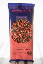 Load image into Gallery viewer, Moonstruck Chocolate Co - Dark Chocolate Strawberry &amp; Basil
